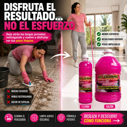 ALL CLEANING LIMPIADOR PISOS Y JUNTAS